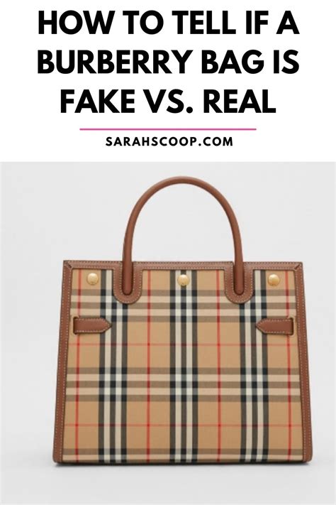 how to tell if a burberry bag is fake|100 authentic burberry bag.